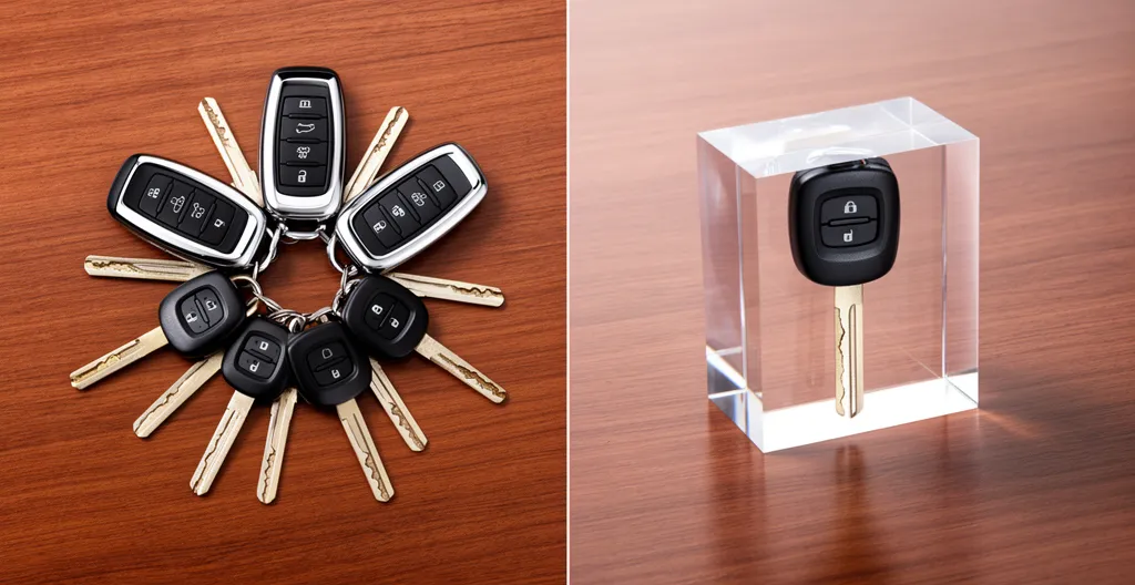 Illustration conceptuelle comparant visuellement l'abonnement automobile flexible au leasing traditionnel