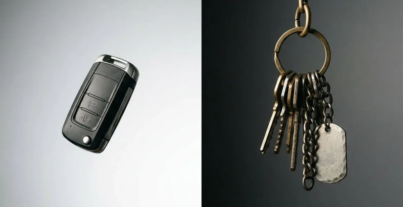 Vue d'ensemble d'une route sinueuse avec deux chemins distincts, symbolisant le choix entre LLD et achat automobile