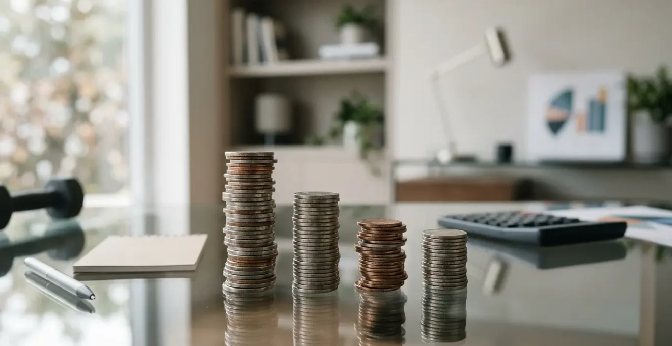 Tableau de bord financier moderne montrant l'équilibre entre charges automobiles et budget mensuel