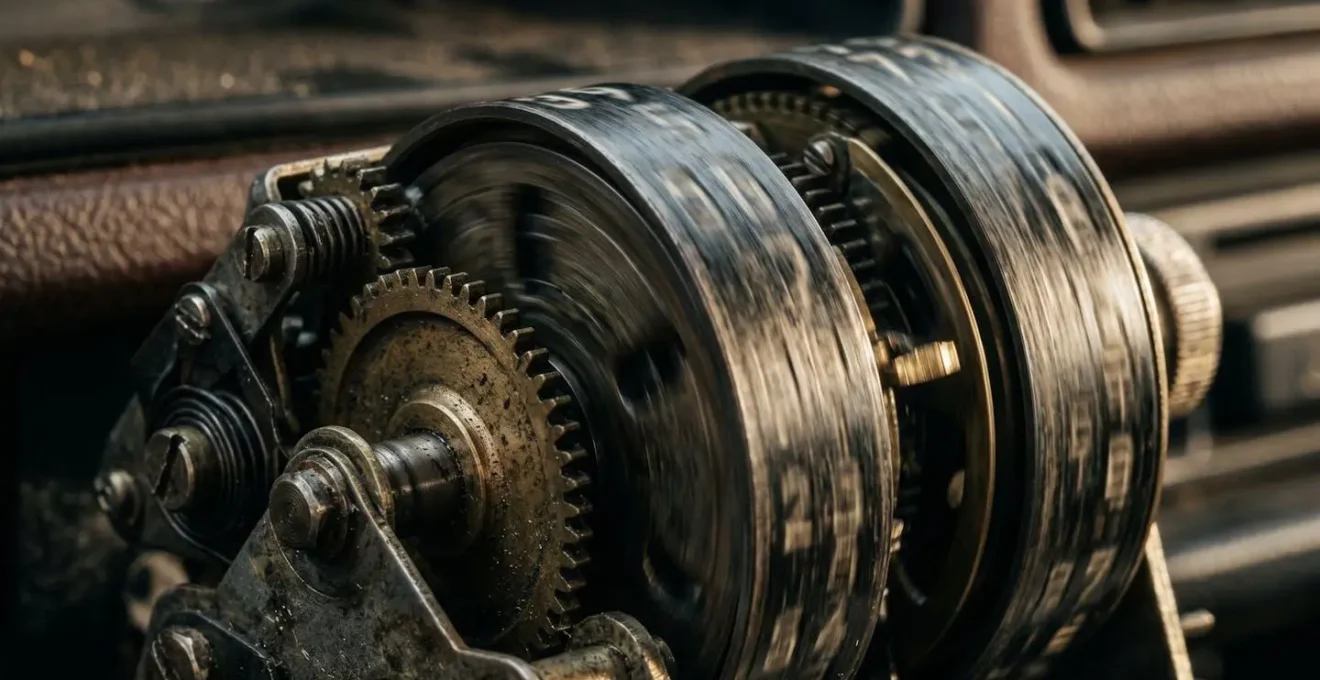 Compteur kilométrique sur tableau de bord automobile