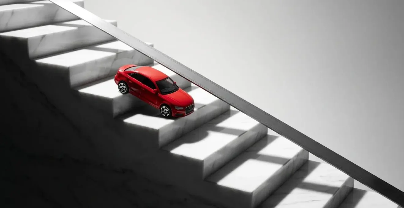 Graphique illustrant l'écart entre la dépréciation automobile et le remboursement du crédit